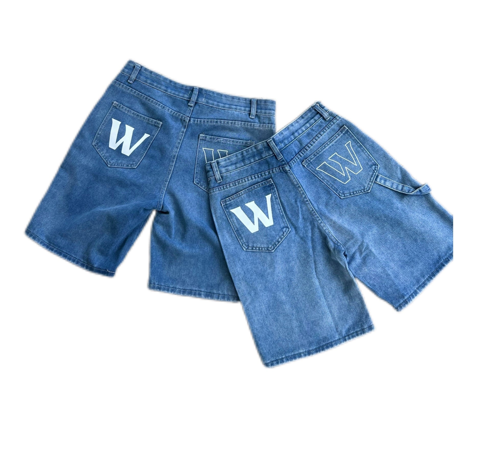 Wello Double-W Jean Shorts - Wello Clothing